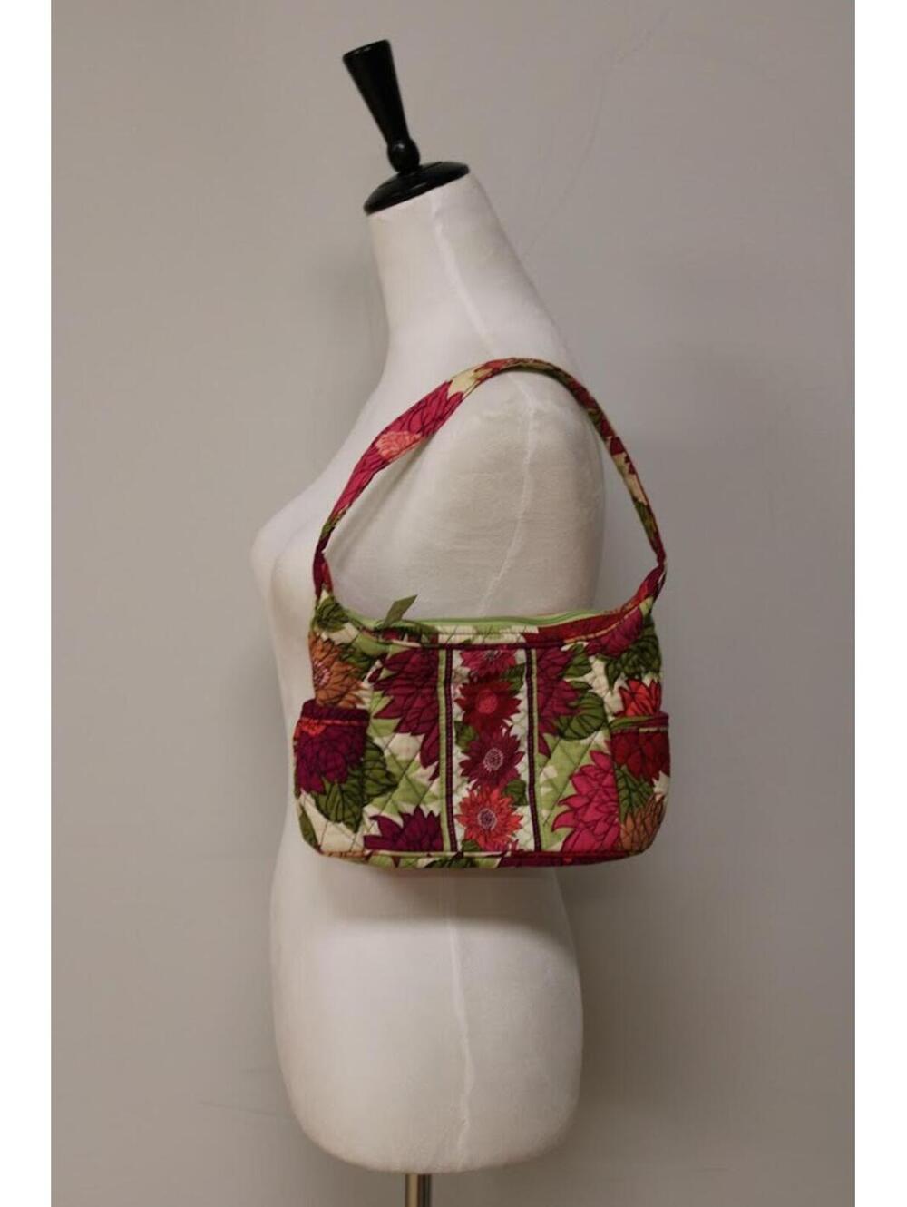 Vera Bradley Hello Dahlia Sophie Shoulder Bag Purse Floral Small RETIRED